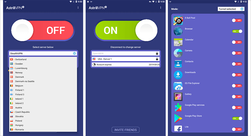 Astrill VPN на телефон Андроид и iOS